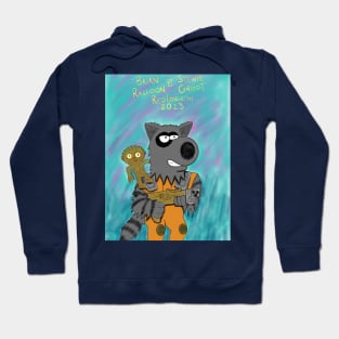 Brian Raccoon and Stewie Groot Hoodie